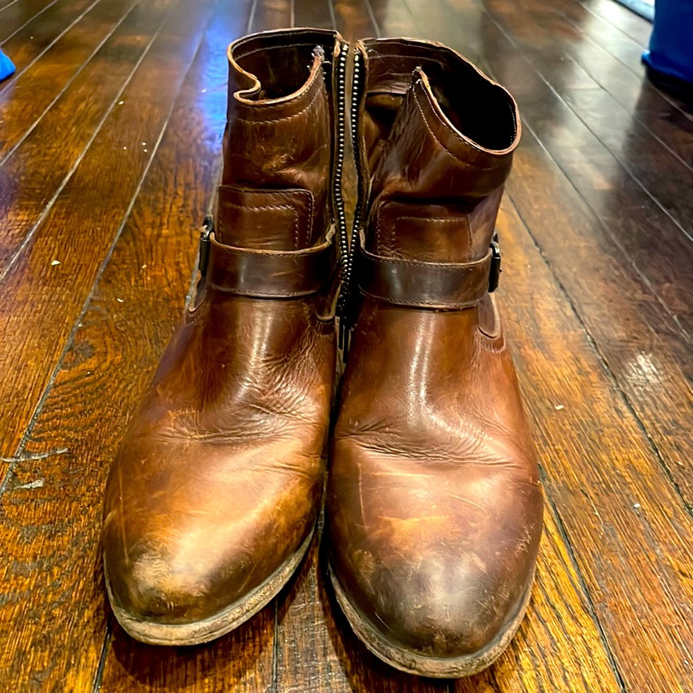 Frye brown leather boots size 11